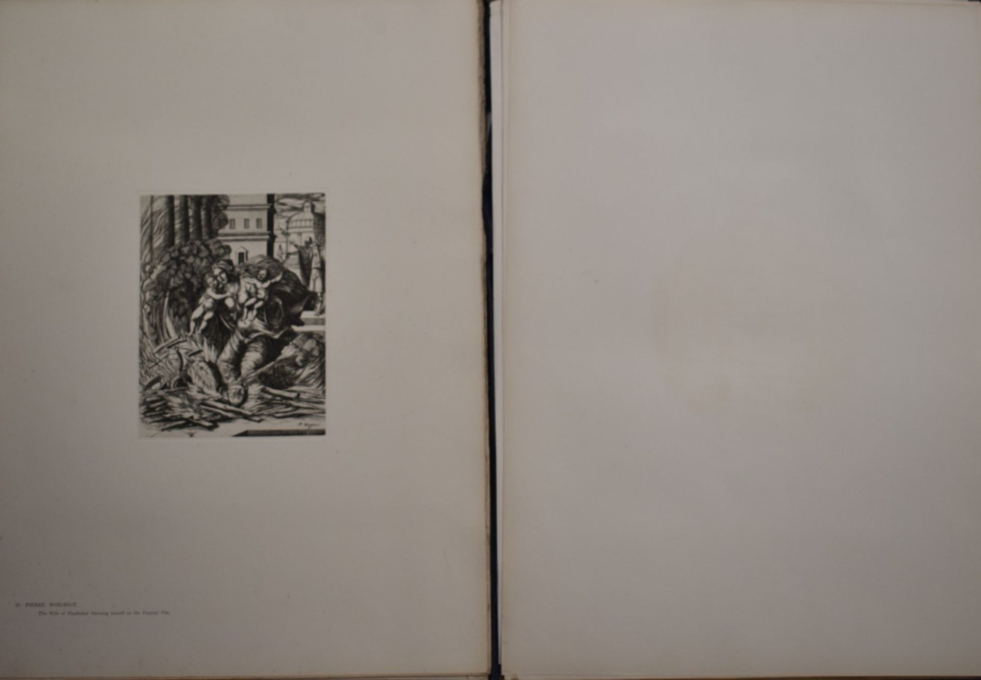 A collection of 19thC folios of prints and engravings including 'Holbein's Portraits of Celebrated - Image 7 of 7