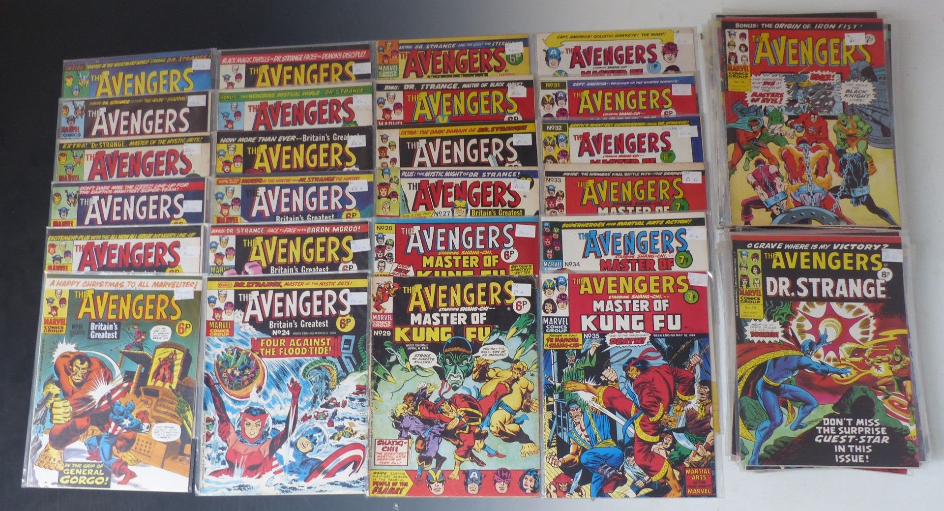 Approximately 100 Marvel The Avengers comics dating from 1973-1976. - Image 2 of 5