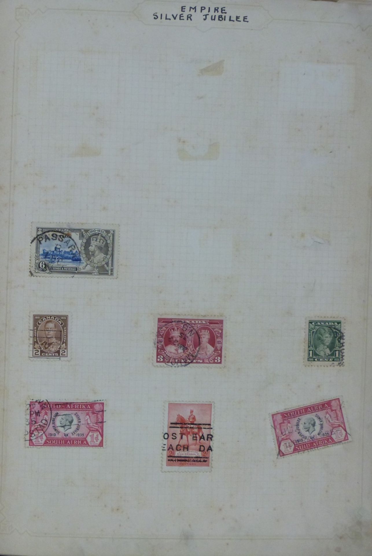 Simplex blank album with well presented mainly Edwardian era all world stamps including Empire - Image 17 of 18