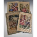 Group of three Victorian jigsaw puzzles from Codoni in Paris with colour lithographs titled “The