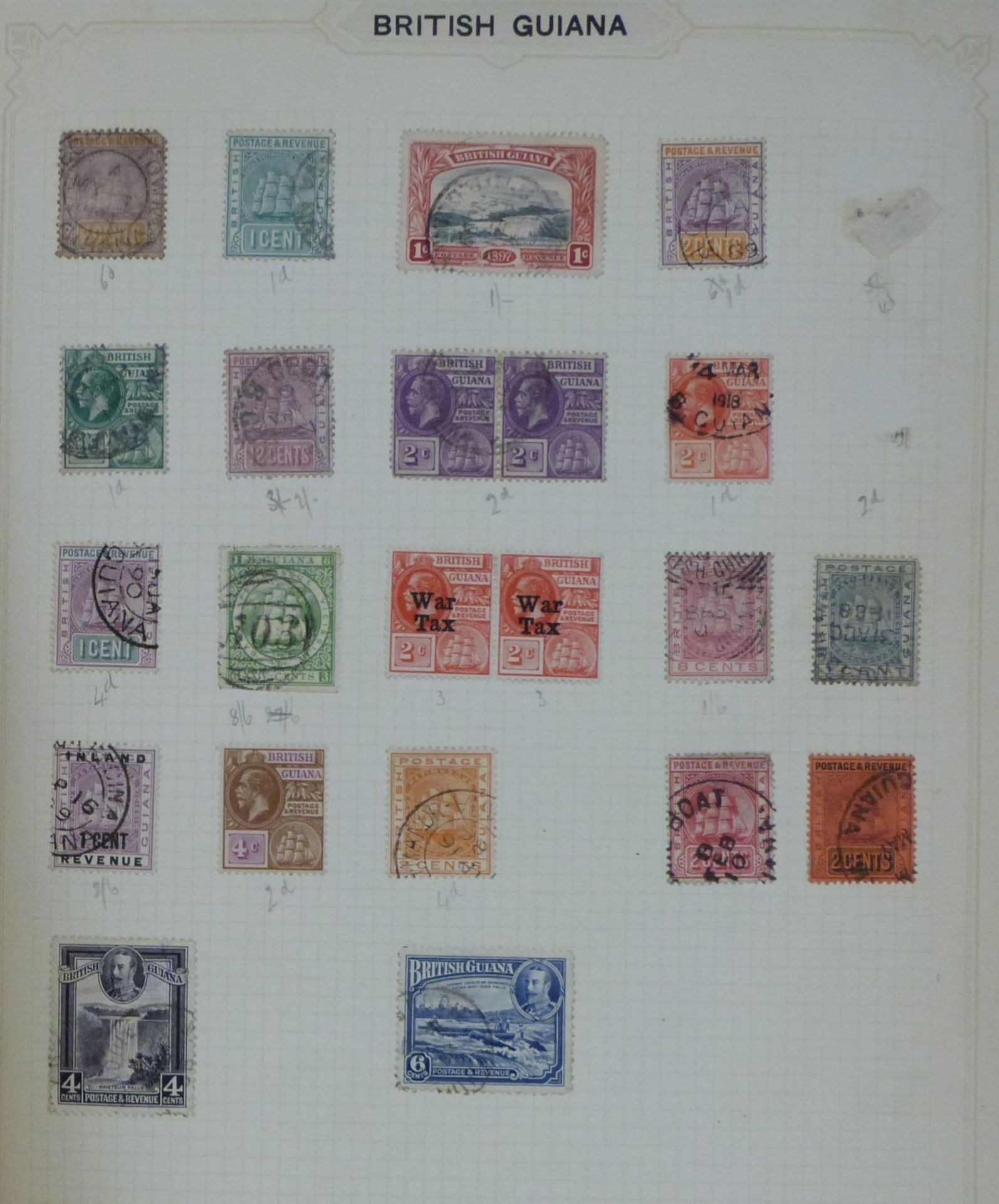 Simplex blank album with well presented mainly Edwardian era all world stamps including Empire - Image 7 of 18