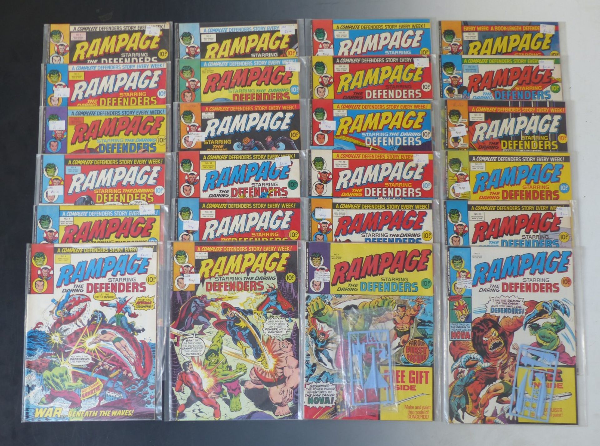 The first 25 issues of Marvel Rampage comic including the first two with free gifts. - Image 2 of 4