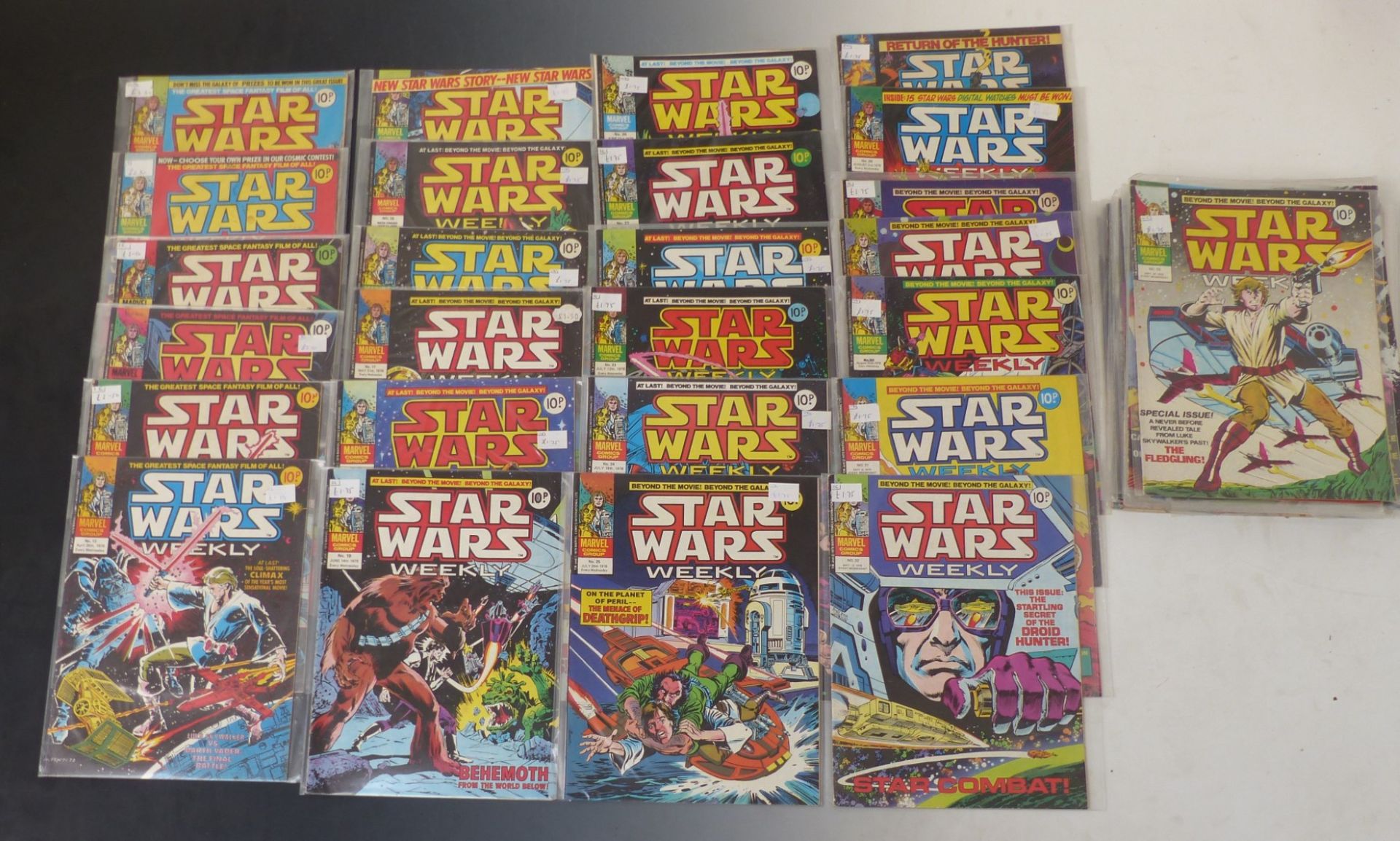 Fifty Marvel Star Wars Weekly comics dating from 1978-1979. - Image 2 of 4