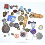 Collectable badges, medals etc to include Boeing Apollo / Saturn Roll of Honor, Royal Masonic