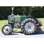 Marshall M single cylinder diesel tractor with winch to rear, runs and drives 10%+VAT buyer's