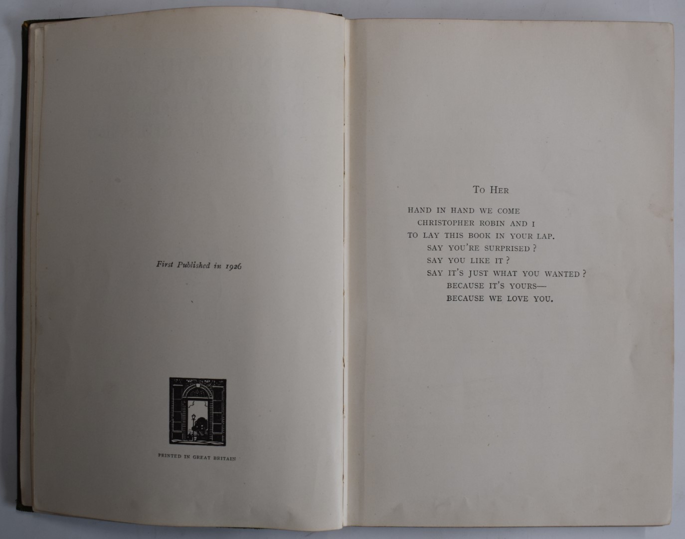 [Deluxe First Edition] A.A. Milne Winnie-The-Pooh with Decorations by Ernest H. Shepard published - Bild 4 aus 5