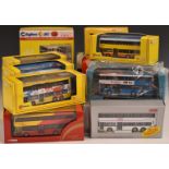 Twenty-two Corgi and other 1:76 diecast vehicles, all relating to Hong Kong public transport