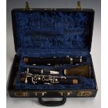 Boosey & Hawkes London '77' clarinet, serial no 124791, in original fitted case