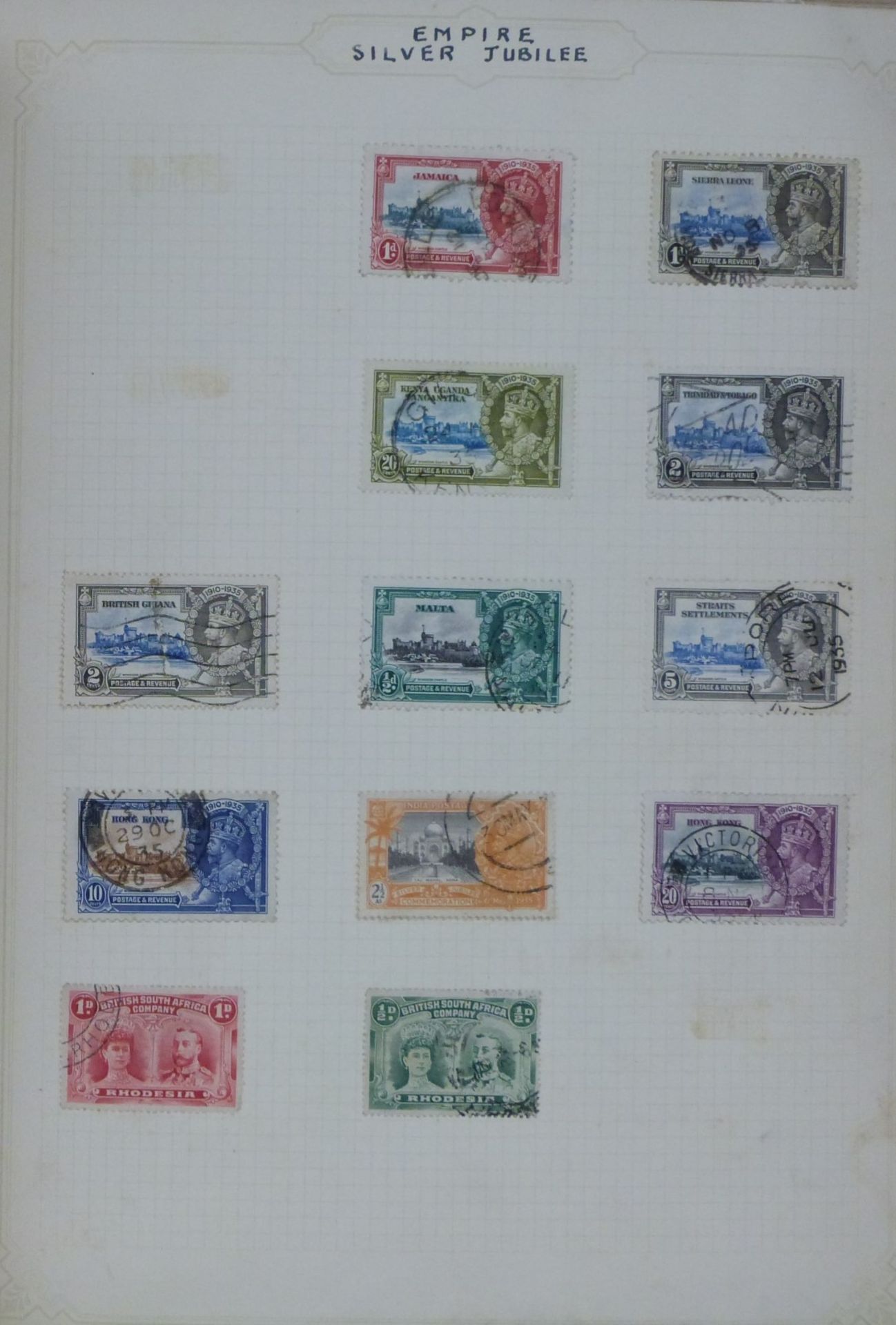 Simplex blank album with well presented mainly Edwardian era all world stamps including Empire - Image 18 of 18