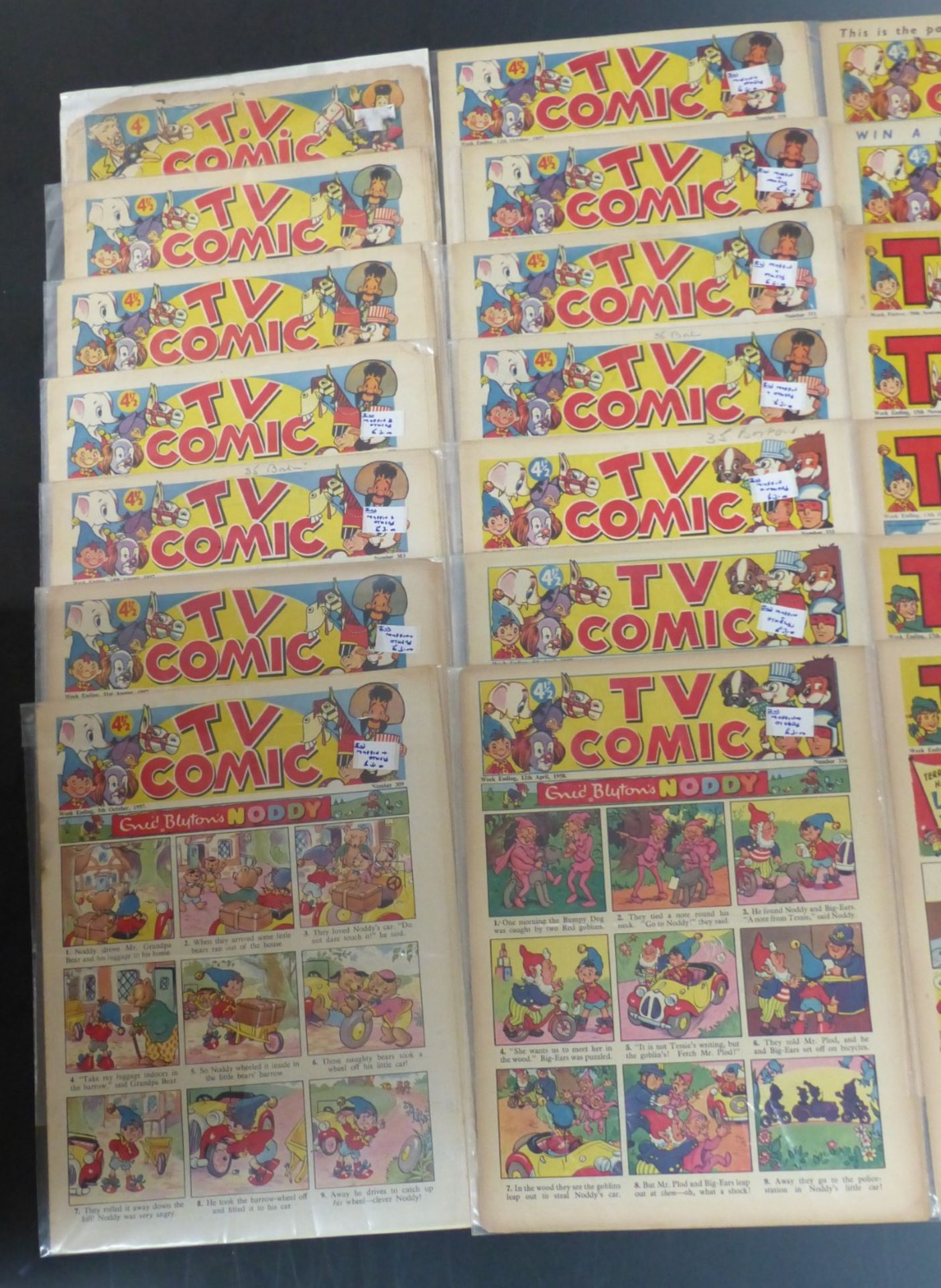 Eighty-two issues of TV Comic dating from 1953-1973 including Muffin The Mule, Dad's Army, Noddy - Image 2 of 4