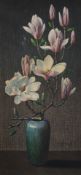 Tretchikoff retro / mid century kitsch pair of signed prints of flowers, both with signatures and