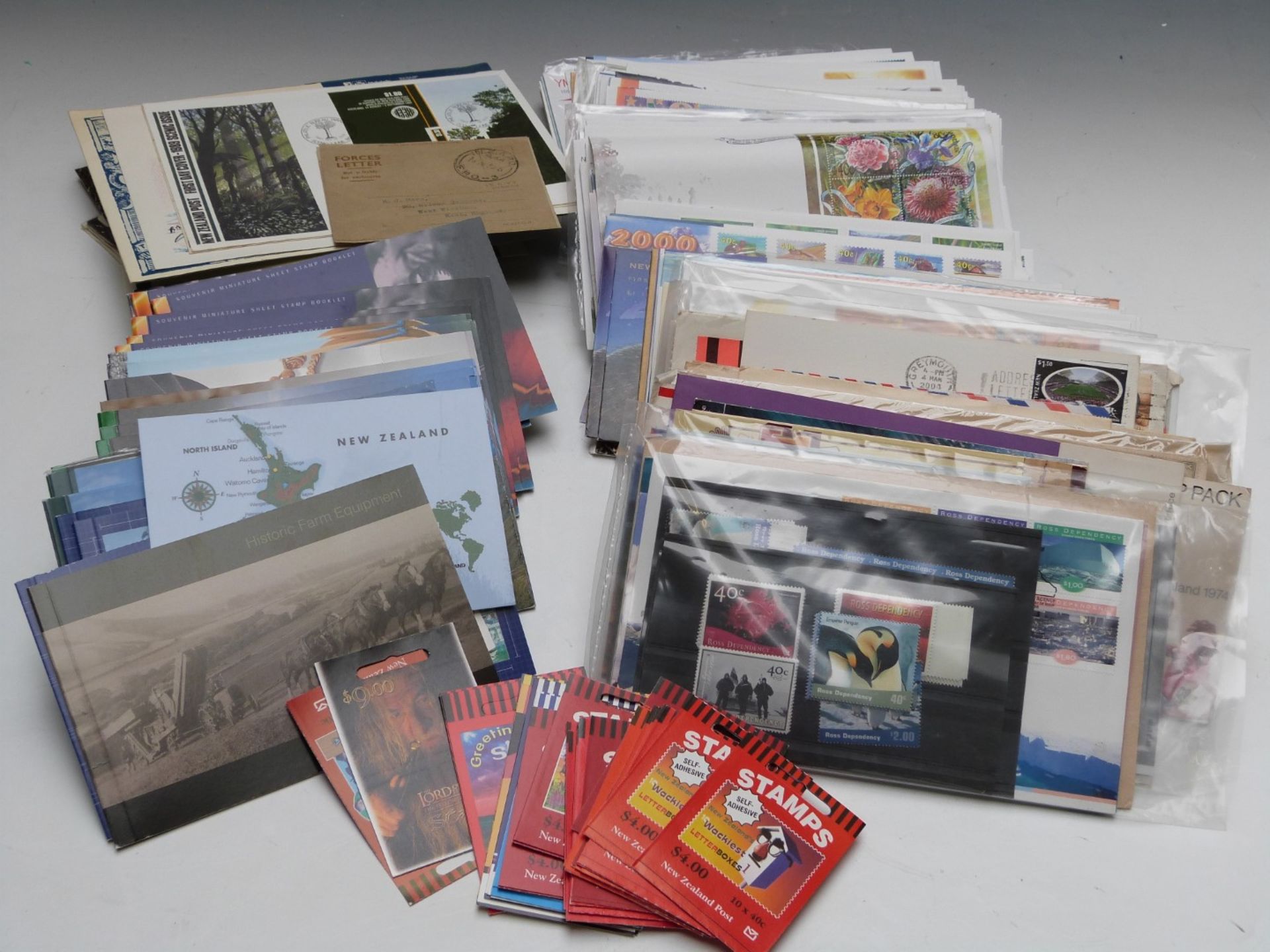 New Zealand range of first day covers 1935-2006, letter cards, collection booklets etc