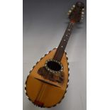 Fratelli De Falco late 19thC bowl back mandolin, in original case