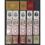 Five packs of Worshipful Company of Makers of Playing Cards playing cards of WW1 interest comprising