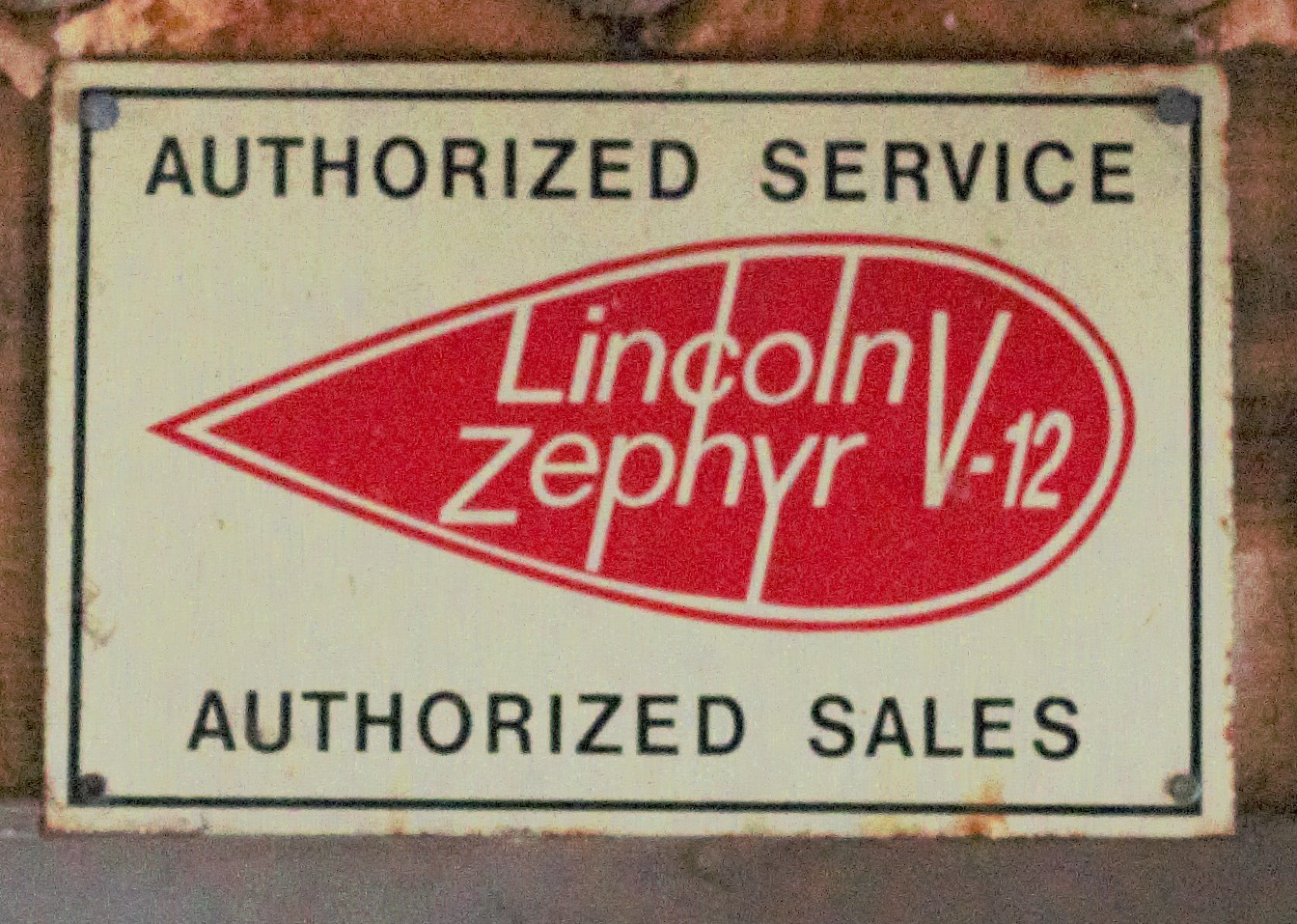 Three enamel advertising signs comprising Graham-Bradley, Cockshutt & Lincoln Zephyr, largest 23 x - Image 3 of 3