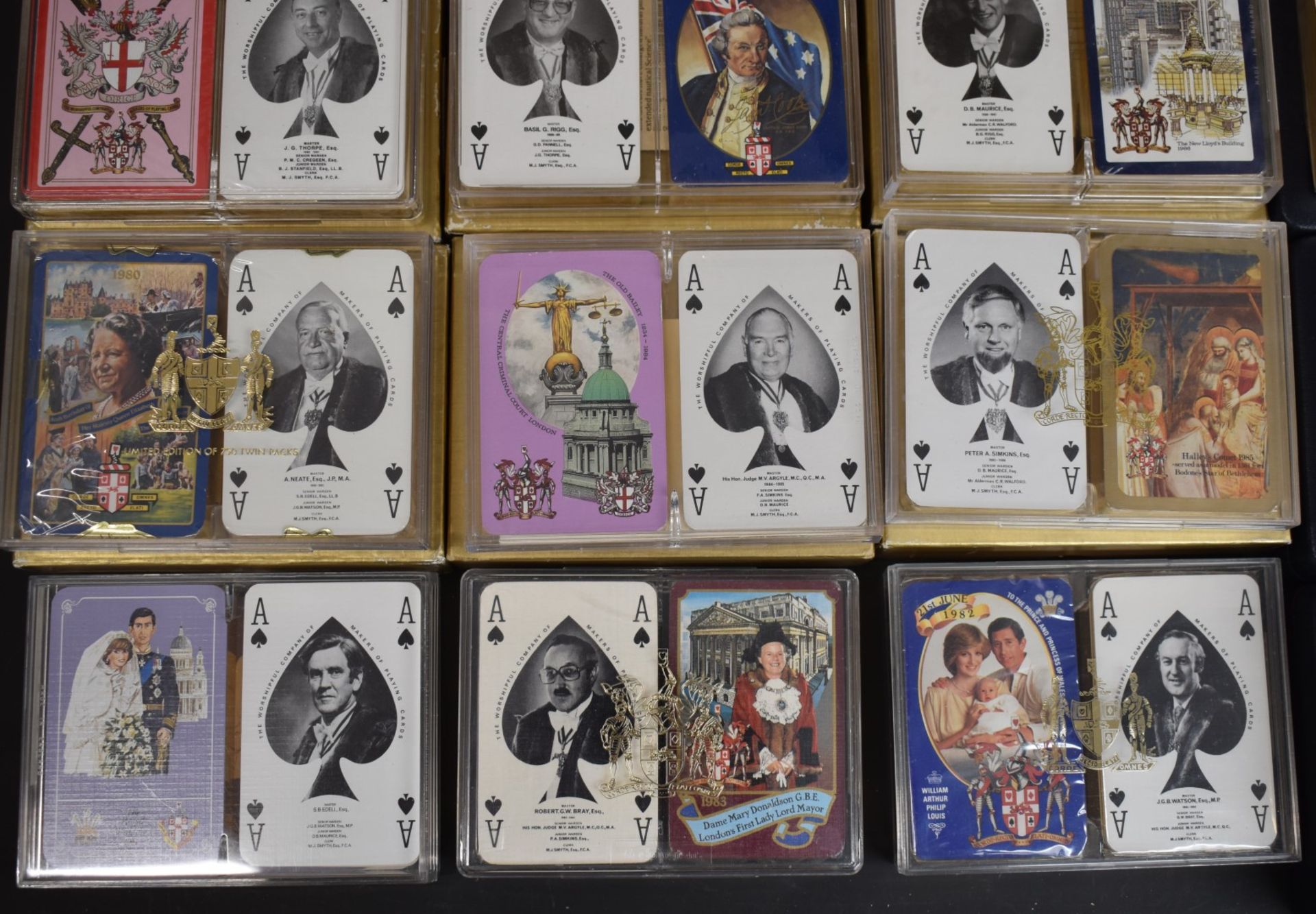 Forty packs of Worshipful Company of Makers of Playing Cards playing cards, comprising twenty double - Image 3 of 5