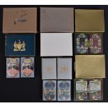 Eight packs of Worshipful Company of Makers of Playing Cards playing cards, comprising four double