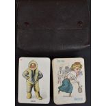 De La Rue Golly card game together with an Old Maid Happy Families sports playing card game