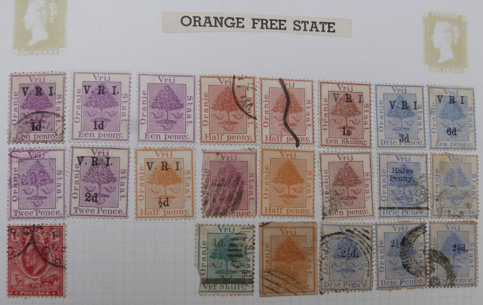 Eight all world Tower stamp albums, all well filled and arranged alphabetically covering all reigns - Image 2 of 17