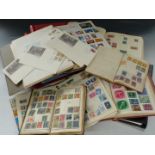 Thirteen stamp albums, all world, all reigns, some country specific