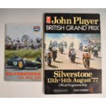 British Grand Prix programme, Silverstone 13-14th August, 1977, autographed by Barry Sheene,