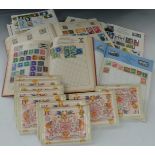 Large collection of first day covers, 1970-1980s, several all world stamp albums, ten packs of