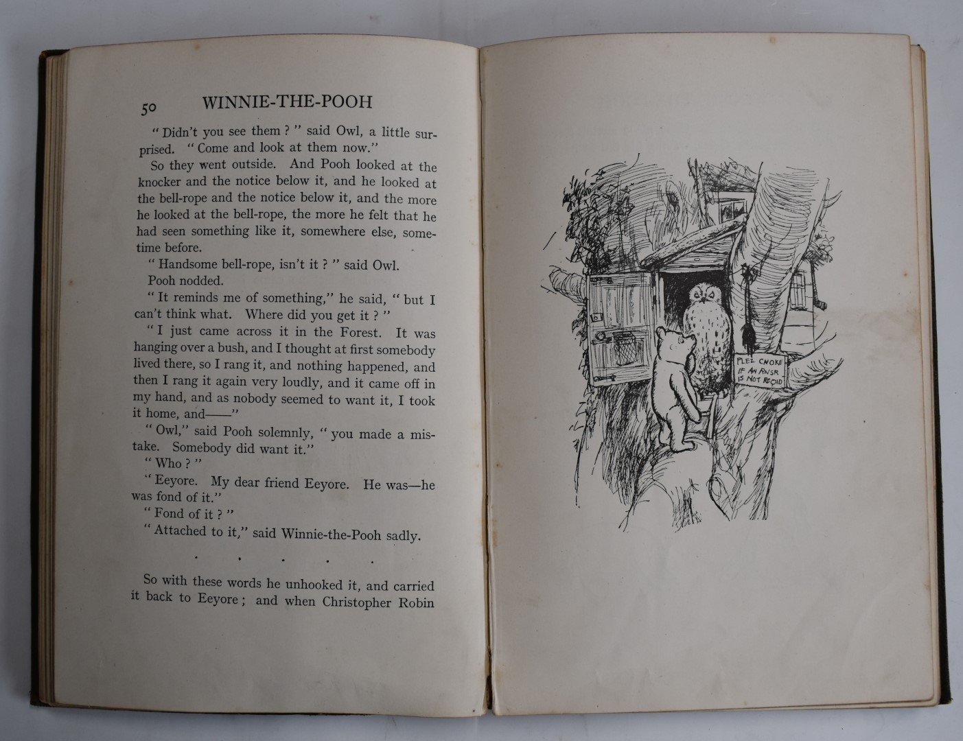 [Deluxe First Edition] A.A. Milne Winnie-The-Pooh with Decorations by Ernest H. Shepard published - Bild 5 aus 5