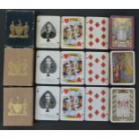 Three packs of Worshipful Company of Makers of Playing Cards WW1 interest playing cards,