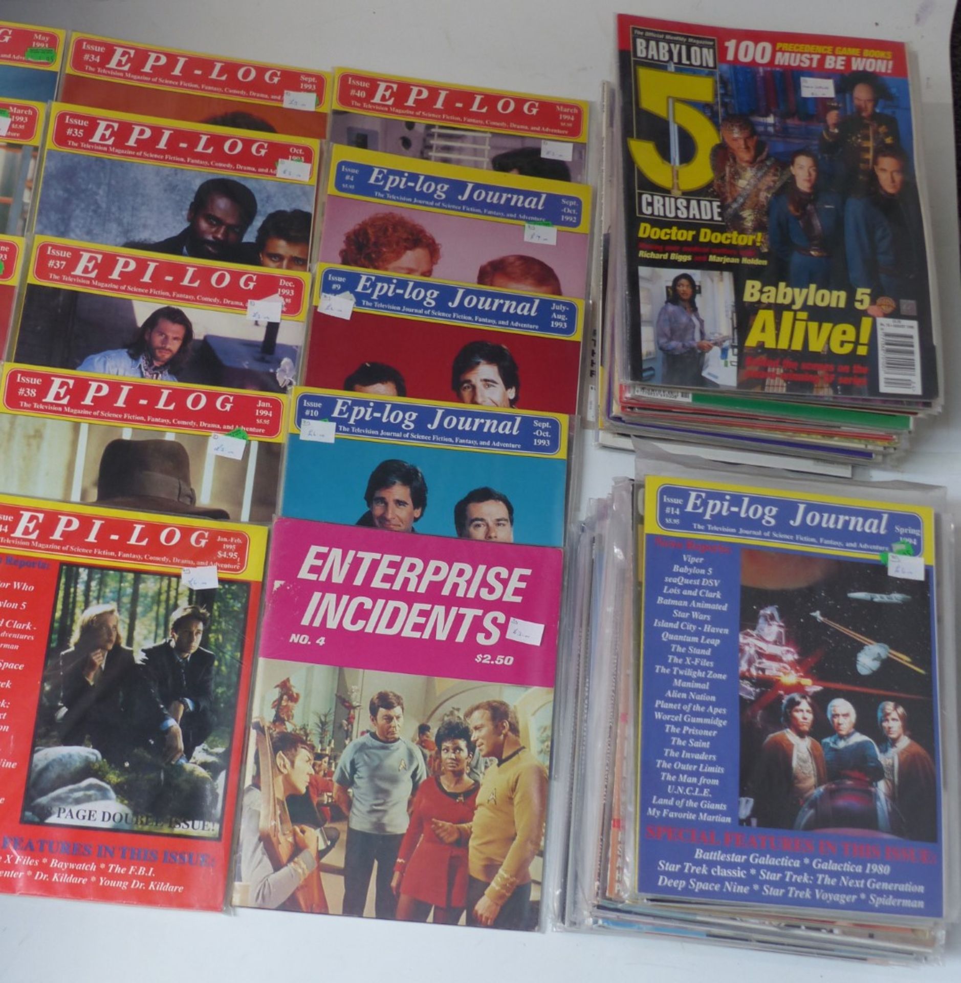 Approximately 100 TV and film related magazines including Babylon 5, Fantazia, Epi-log Journal etc. - Image 5 of 5