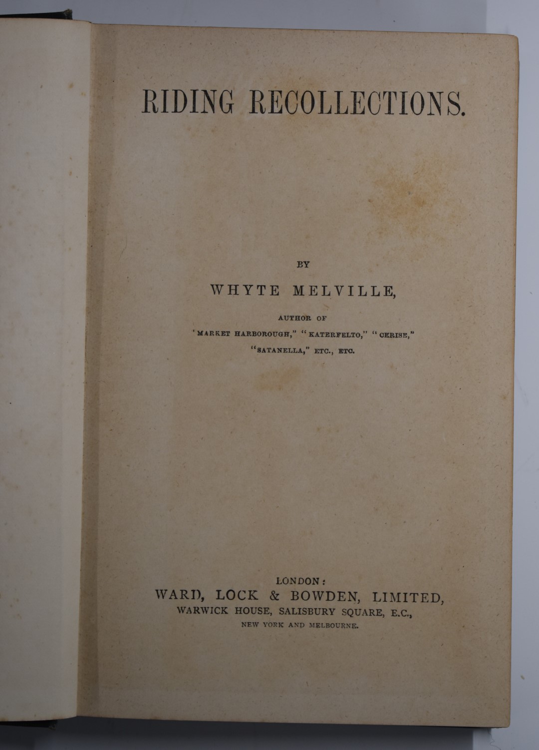 [Horses/Hunting] Rural Rides by William Cobbett 1853, Squire Osbaldeston 1926 Illustrated, Riding - Bild 3 aus 3