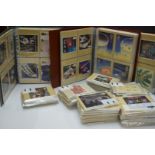 A large quantity of GB PHQ cards, loose and in three albums