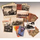 Railwayana to include Flying Scotsman and A4 Pacific records, photographs including Great Northern