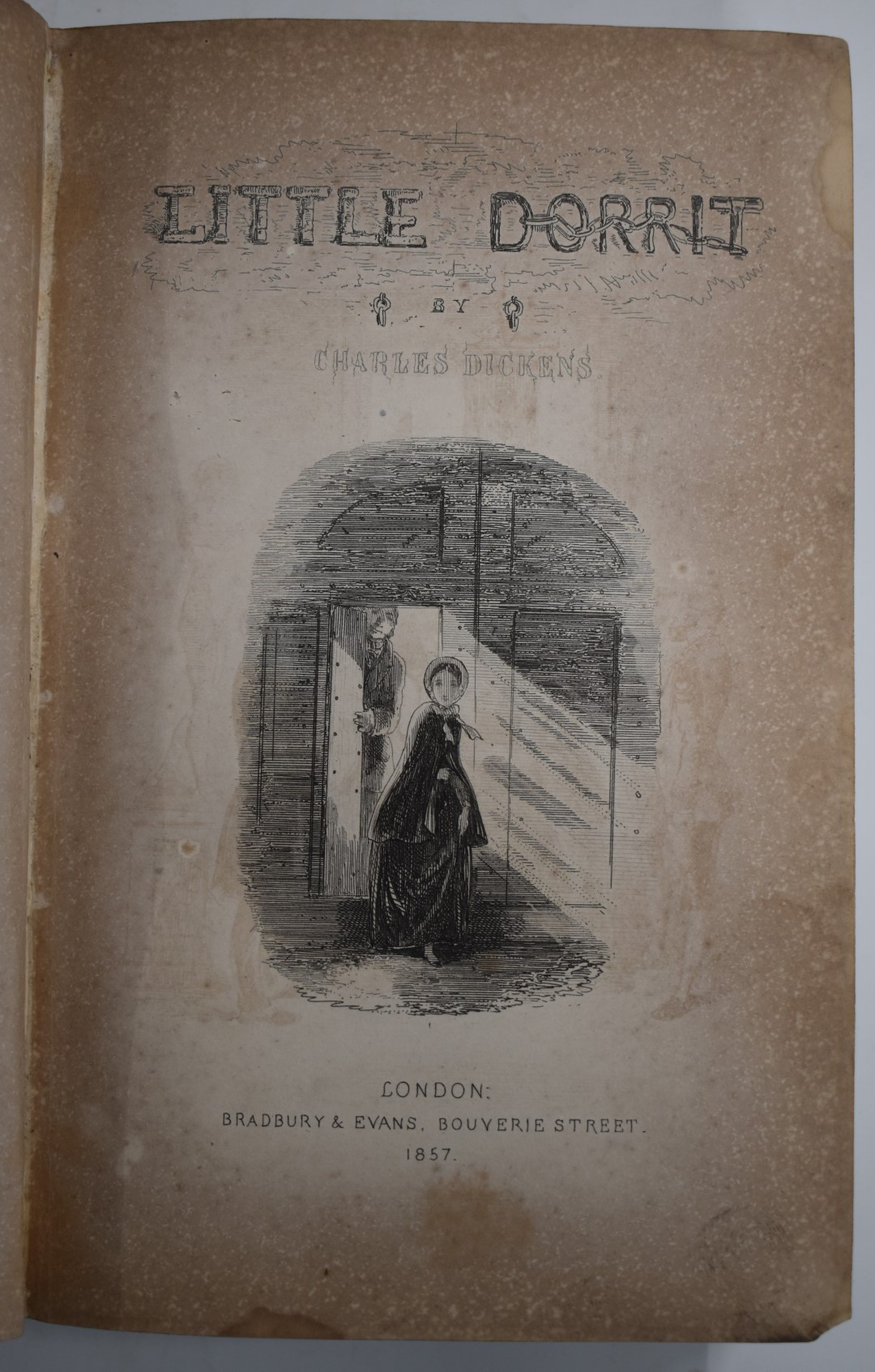 Charles Dickens Little Dorrit with Illustrations by H.K. Browne published Bradbury & Evans 1857 - Bild 2 aus 2