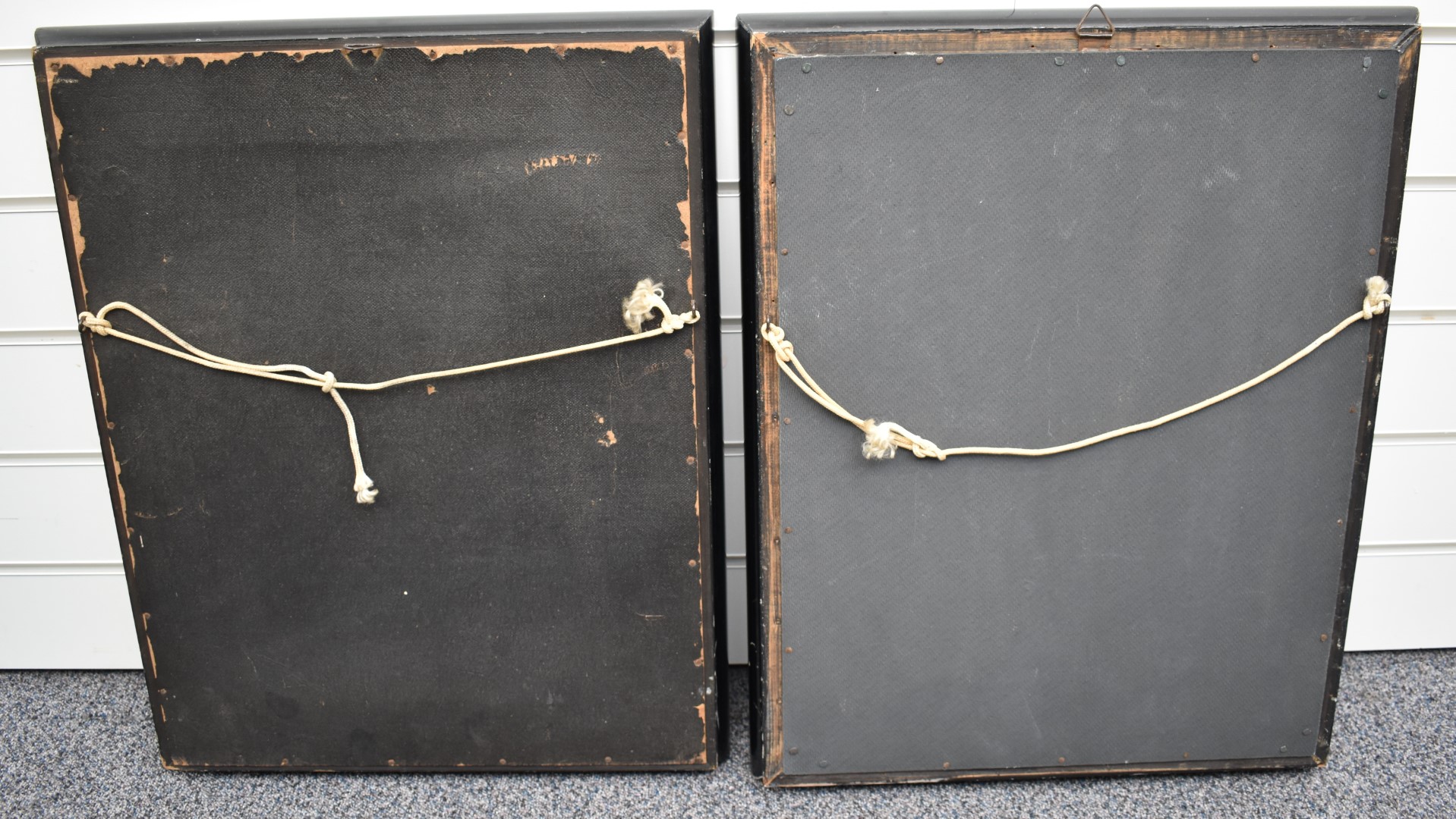 Pair of framed WMF silver plated panels with relief decoration, one depicting a man on camel below - Image 4 of 4