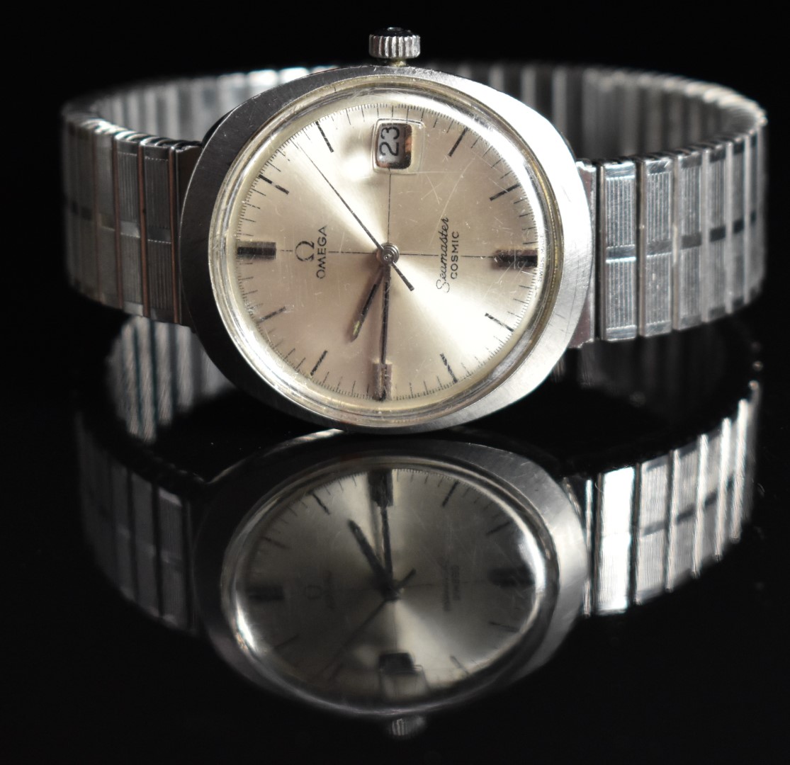 Omega Seamaster Cosmic gentleman's wristwatch ref. 136.022 with date aperture, two-tone hands and - Image 2 of 4