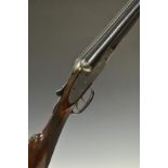 Charles Ryland & Co 12 bore sidelock side by side sidelock shotgun with engraving to the locks,