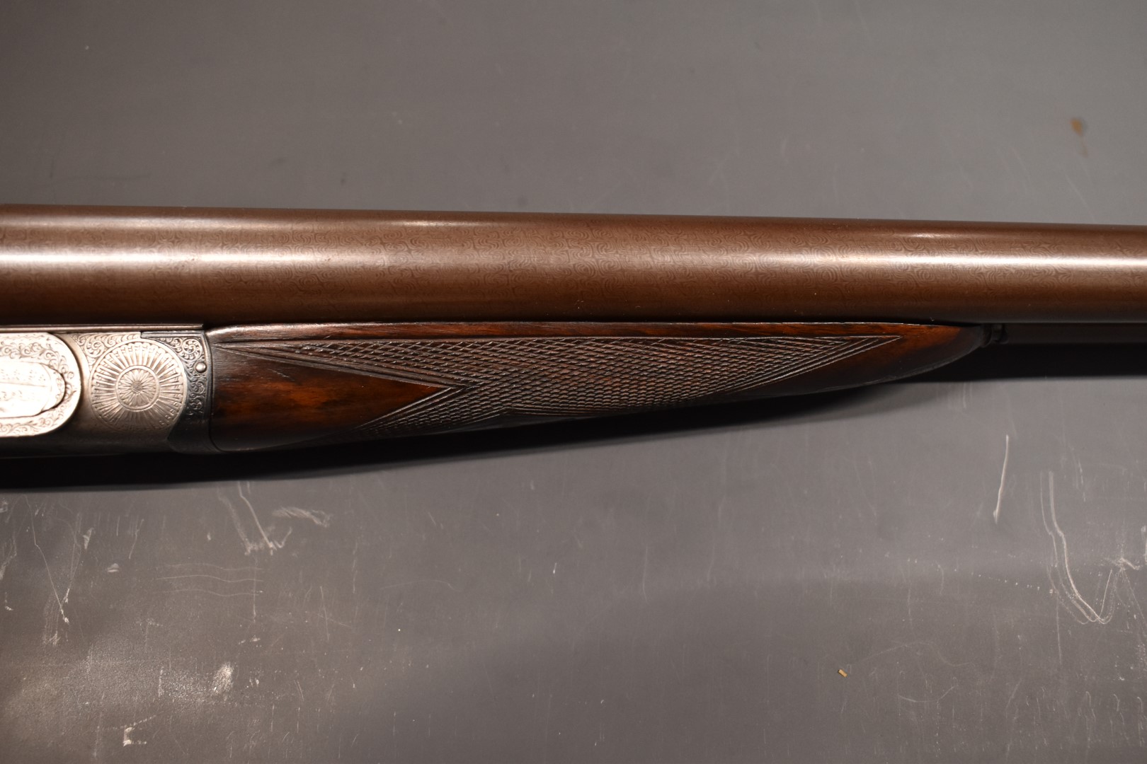 Lincoln Jeffries 12 bore sidelock side by side sidelock ejector shotgun with fine engraving of - Image 5 of 16