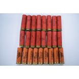 Twenty-five Eley Mk.1 and Mk.2 bird scaring cartridges.  PLEASE NOTE THAT A VALID RELEVANT
