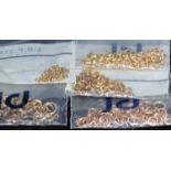 A collection of gold links (30g)