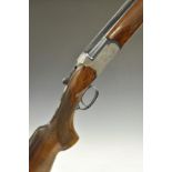 Sportarmi 12 bore side by side ejector shotgun with two sets of barrels, engraved locks,