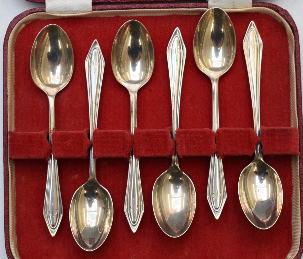 Three cased sets of hallmarked silver coffee or teaspoons, weight 198g - Image 4 of 6