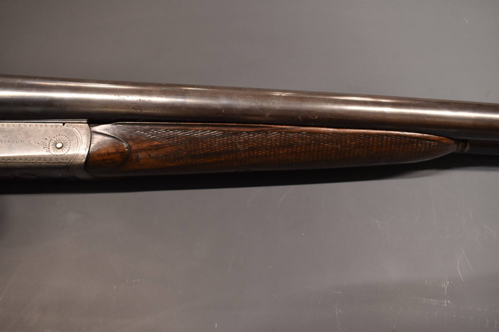Charles Rosson & Son 12 bore side by side ejector shotgun with named lock, border engraved lock, - Image 5 of 11