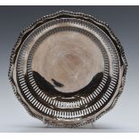Elkington & Co Ltd Edward VII hallmarked silver pedestal bowl with pierced decoration and