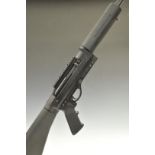 Remington 597 VTR .22RF semi-automatic rifle with pistol grip, magazine, sling suspension mounts and