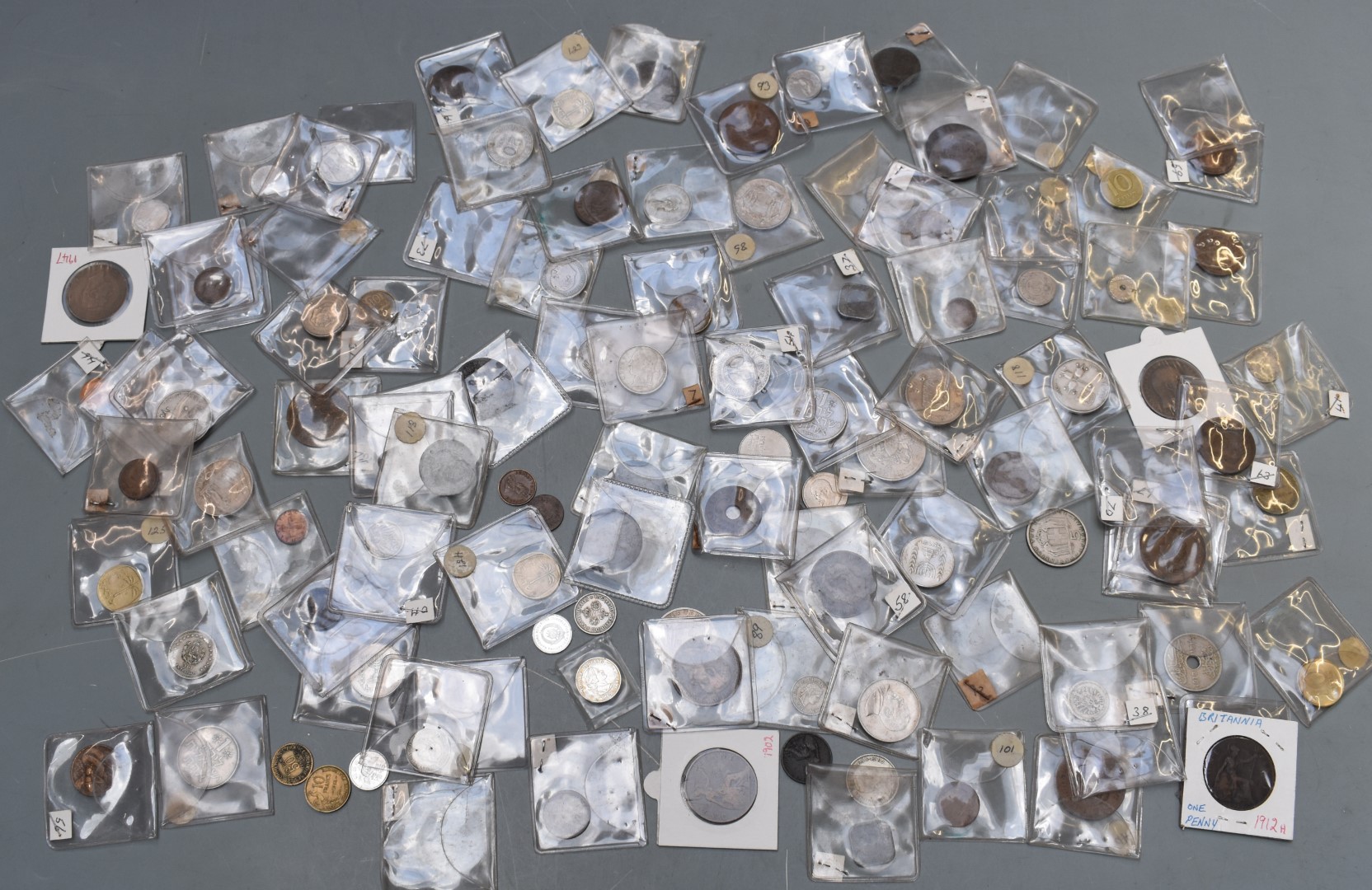 An amateur coin collection of world coinage, 19thC onwards