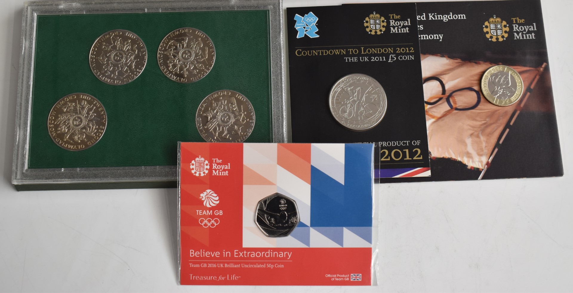 Twenty five London 2012 Olympic 50p coins (incomplete set), together with Royal Mint Olympic - Image 3 of 3