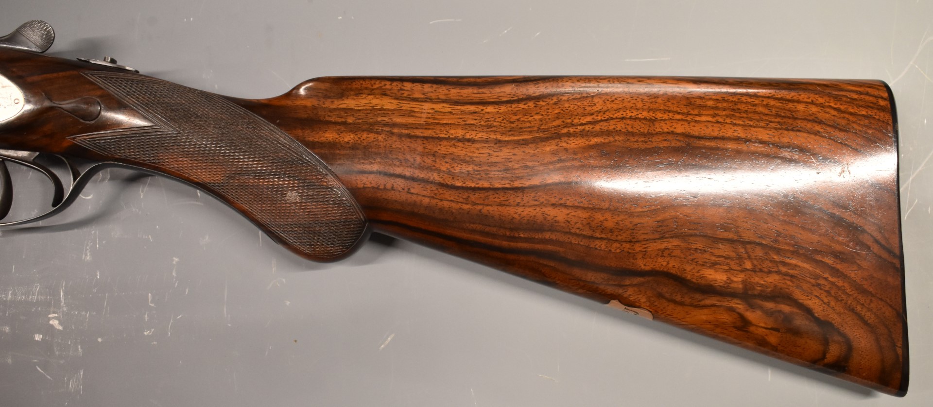 Lincoln Jeffries 12 bore sidelock side by side sidelock ejector shotgun with fine engraving of - Image 8 of 16