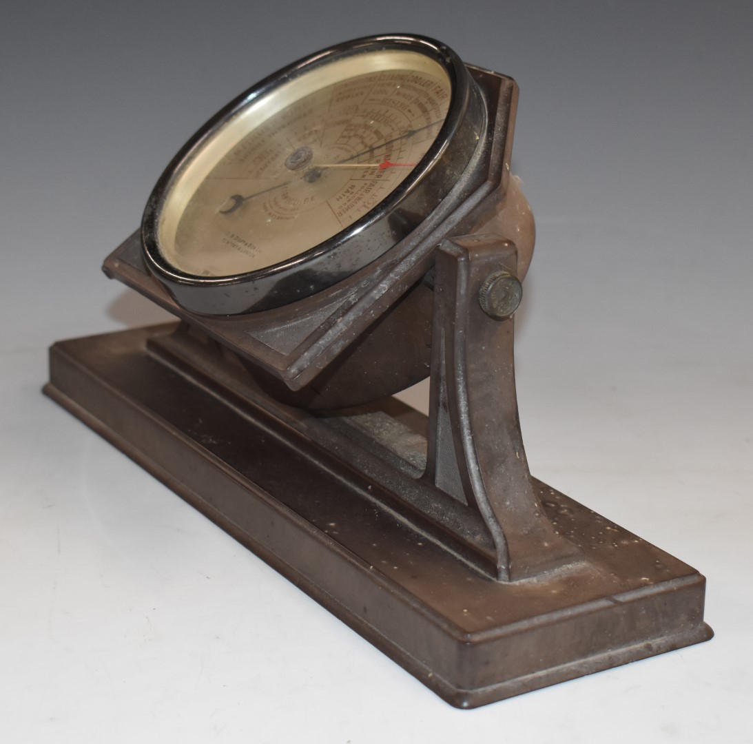 Short & Mason Stormoguide barometer in Art Deco style Bakelite case, also marked to dial C.W.Dixey & - Image 2 of 3