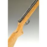 BSA Meteor .22 air rifle with semi-pistol grip, adjustable sights and scope mounts, NVSN.