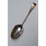George III bottom hallmarked silver Hanoverian pattern table spoon, London 1770, maker Philip